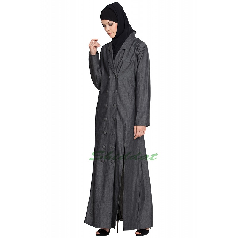 Denim deals abaya online